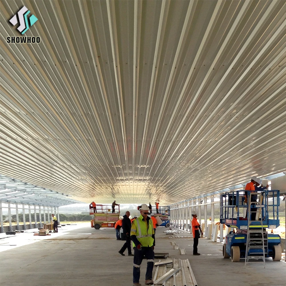 Cheap Prefabricated Pre Engineering Steel Structure Chicken Farm Poultry House