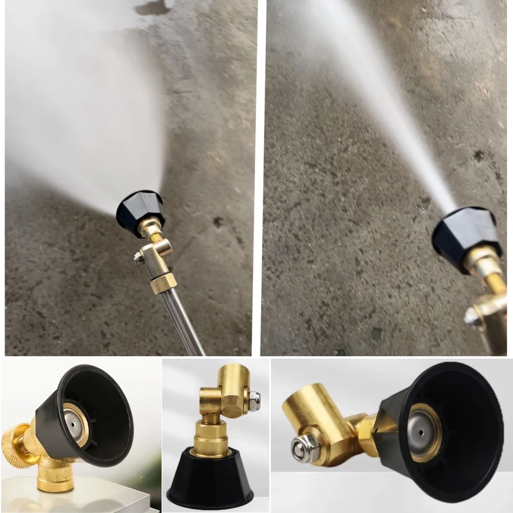 Water Pump Misting Sprayer Adjustable 360 Degree Rotating Nozzle Brass Atomizing Nozzle Irrigation Spraying Nozzle Heads