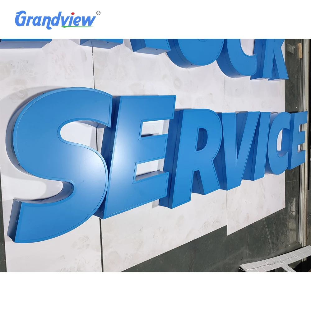 Outdoor Company Name Boards Shop Light Up Letters For Sign Outdoor Waterproof Acrylic Led Advertising 3d Letters Signage