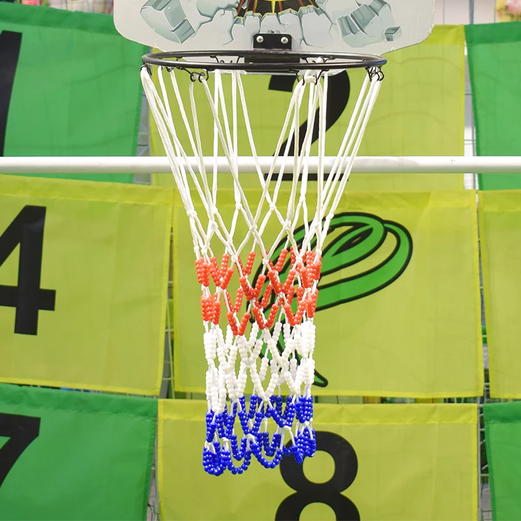Upgrade Your Game With High-Quality Custom Braided White Basketball Net Durable and Stylish