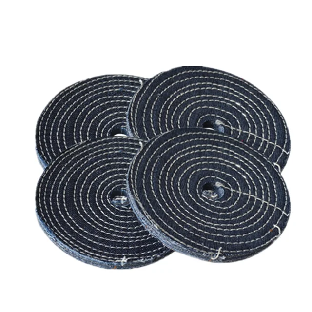 Finex bench polisher satin jean sewn full disk buff