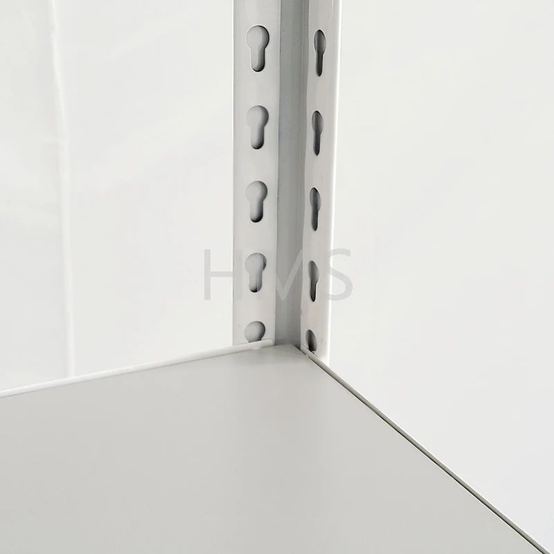 Garage Shelving Angle Steel Boltless Storage MDF and Z Beam Metal Rack