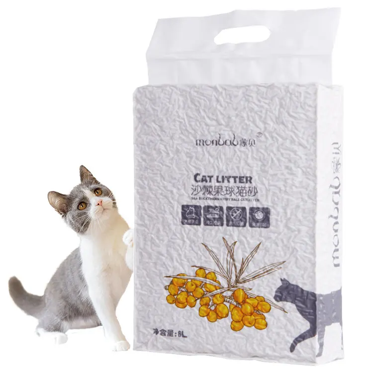 
natural pinewood cat litter 