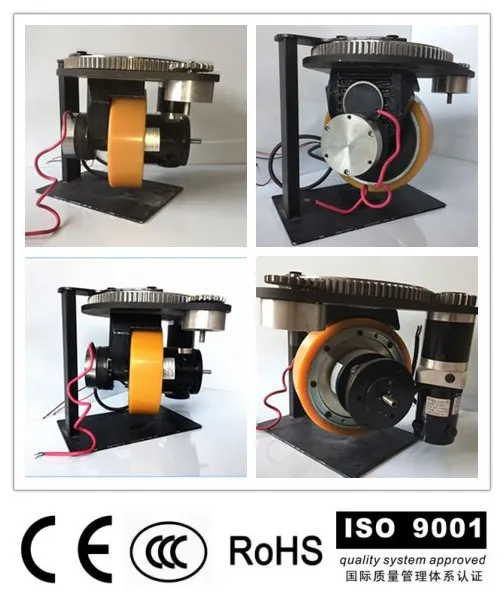 Plutools 1500W 24V/48V Efficient Steering Forklift Accessories Logistics Load AC Motor AGV Driving Wheel Automated