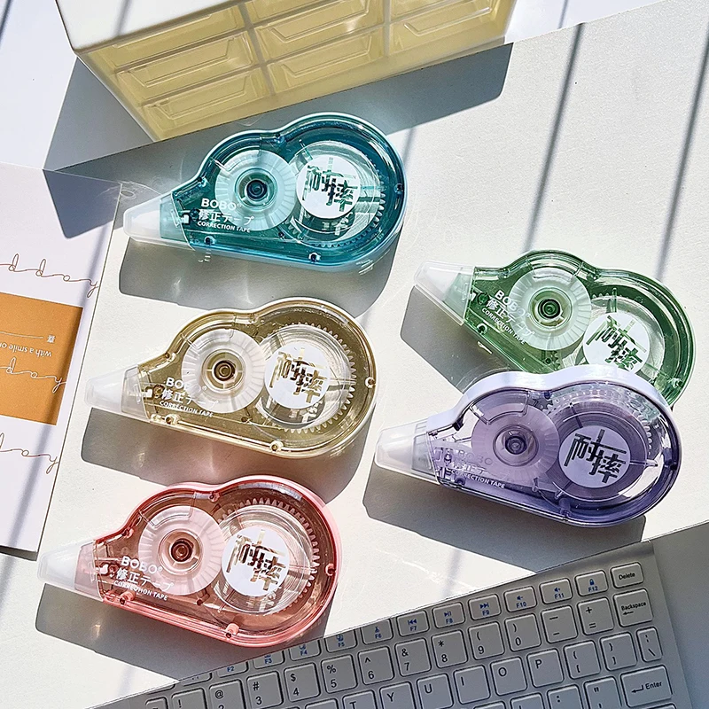 Factory Sale Various Colorful Casing Correction Tape Toxin Free School Supplies Custom Printed Correction Tape