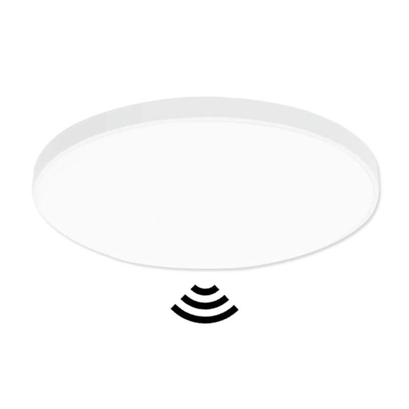 AC220V Indoor outdoor ceiling light IP65 waterproof microwave radar motion sensor Ceiling Lights voice control LED panel light