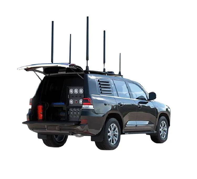 20-6000MHz vehicle-mounted full-band signal suppression system