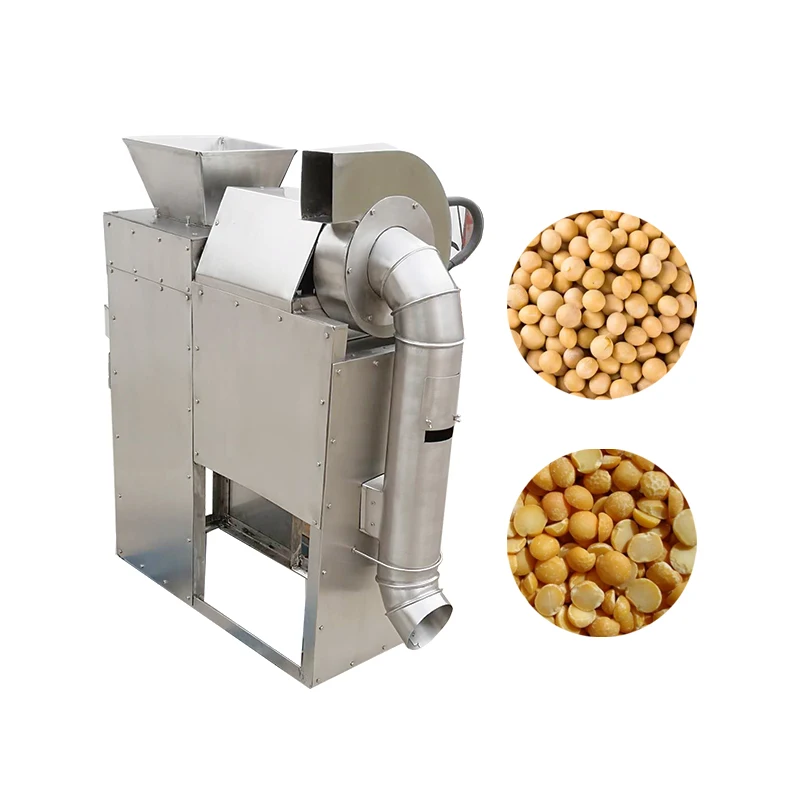 Broad Bean Skin Removing Dry Way Fava Lentil Black Bean Peeler Remover Soybean Green Pea Peeling Machine