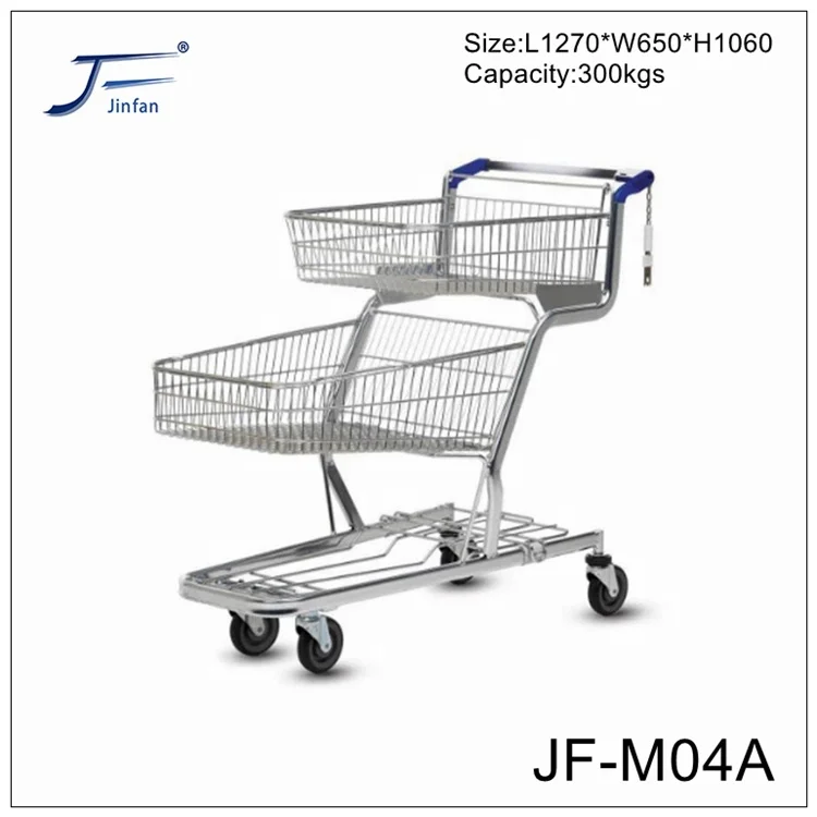 Factory Sale Steel Supermarket cargo handling Platform Warehouse Transport trolley Truck for warehouse