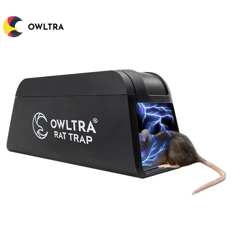 [OWLTRA] гостиничная ловушка для мыши-гнома, электрическая ловушка для крыс с несколькими убийцами для защиты младенцев, домашних животных