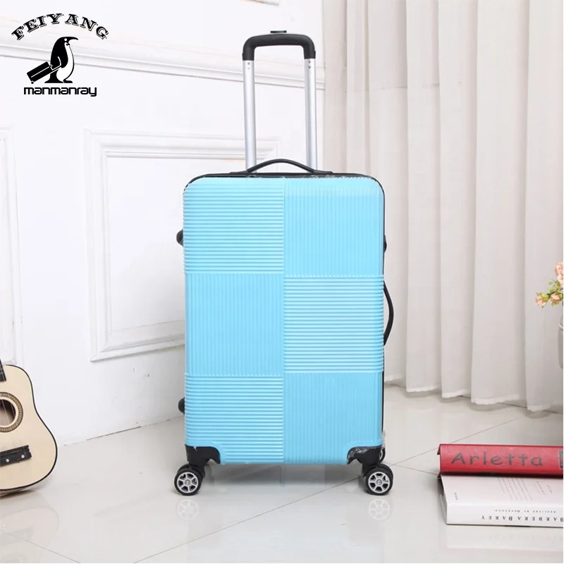 Colorful design luggage sets travel bags hard shell suitcase