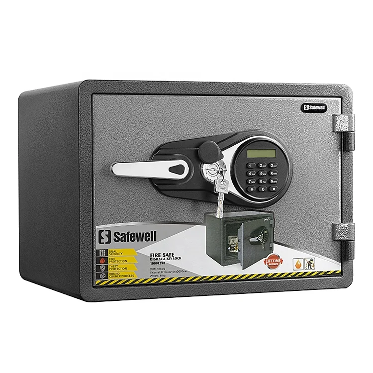 Сейф электронный цифровой пожарный шкаф безопасности для документов огнестойкий Сейф