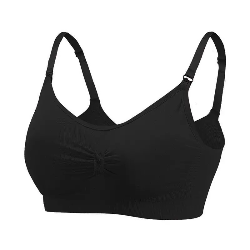 Women Seamless Nursing Support Wirefree Maternity Bra For Pregnancy Breastfeeding