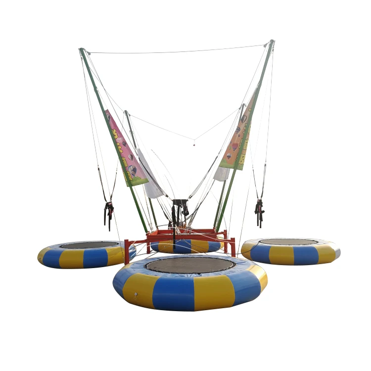  Bungee батут игры надувной bungy
