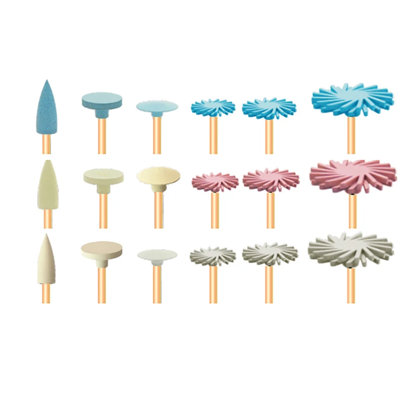 Universal diamond polisher for zirconia, lithium disilicate ceramic, porcelain and composite.