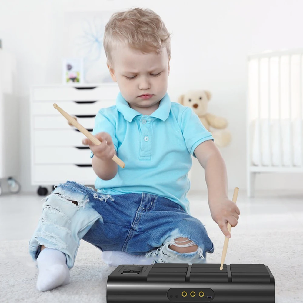 Konix лидер продаж перкусион Ro land тарелки квадратный набор электронные инструменты музыкальные барабаны приложение динамический барабан