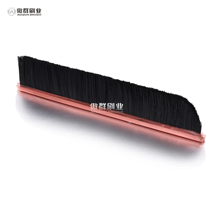 Wholesale Price Customized Sealing Door Cleaning Dust-Proof Aluminum Handle Weather Strip Brush Seals Windows Door