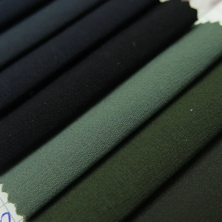 Popular Fashion 4-Way Stretch Spandex Fabric Breathable and Plain Dyed for Girls/Boys Windbreaker Outdoor Suit and Garments