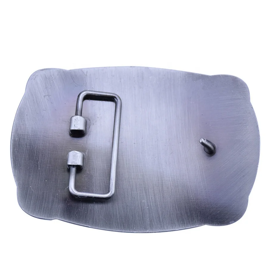 Metal belt buckle manufacturers designer  cowboy leather belt with buckle for men