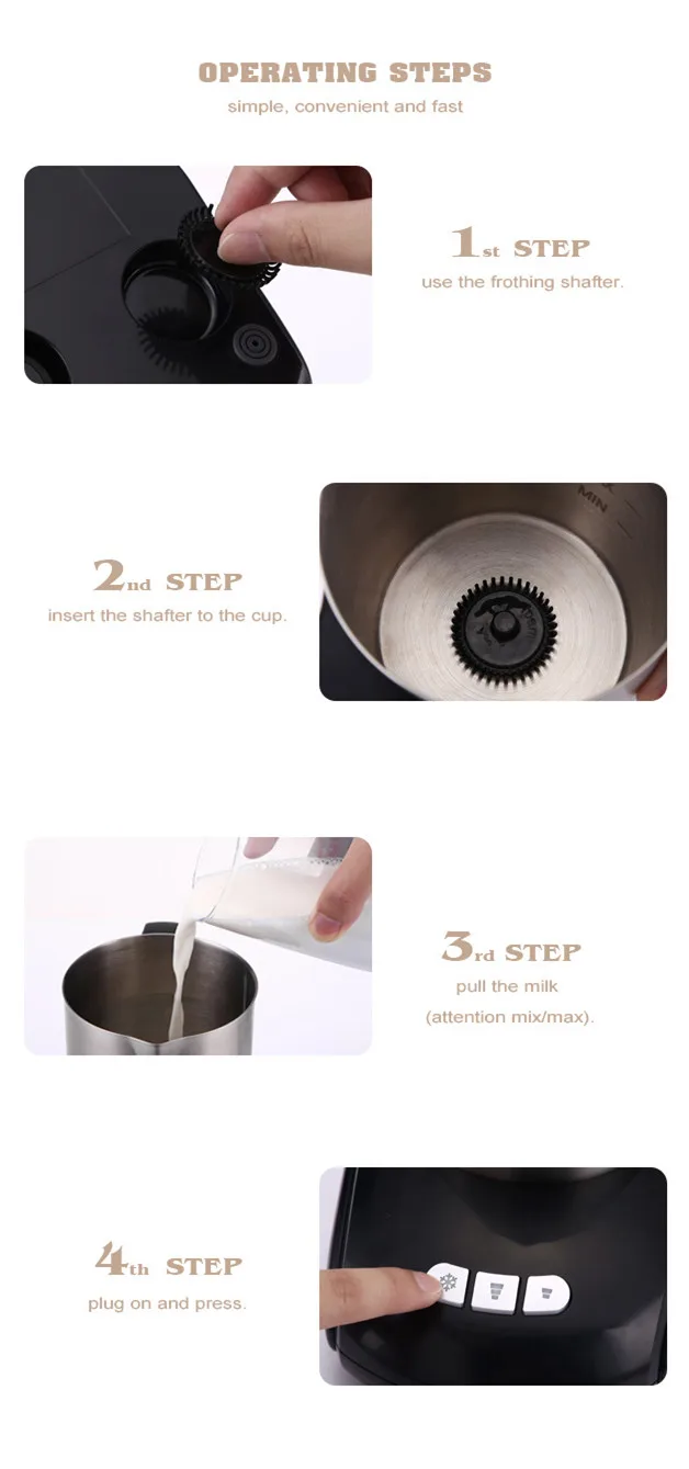 milk frother home kitchen automatic milk foam