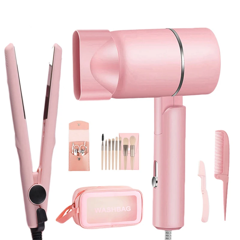 Лучшая цена 1000 Вт; Для дома; Домашняя Толстая отель портативный удар фен с гребня