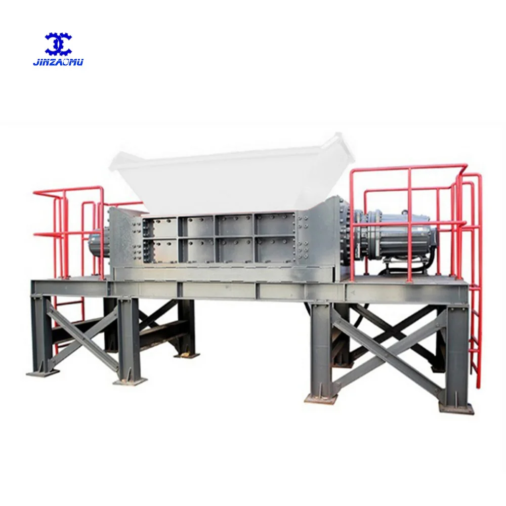 Long Functional Quality Controlled Stable Performance Double Shaft Plastic Shredder