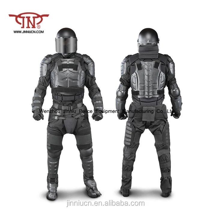Riot gear full body protection with helmet riot suit
