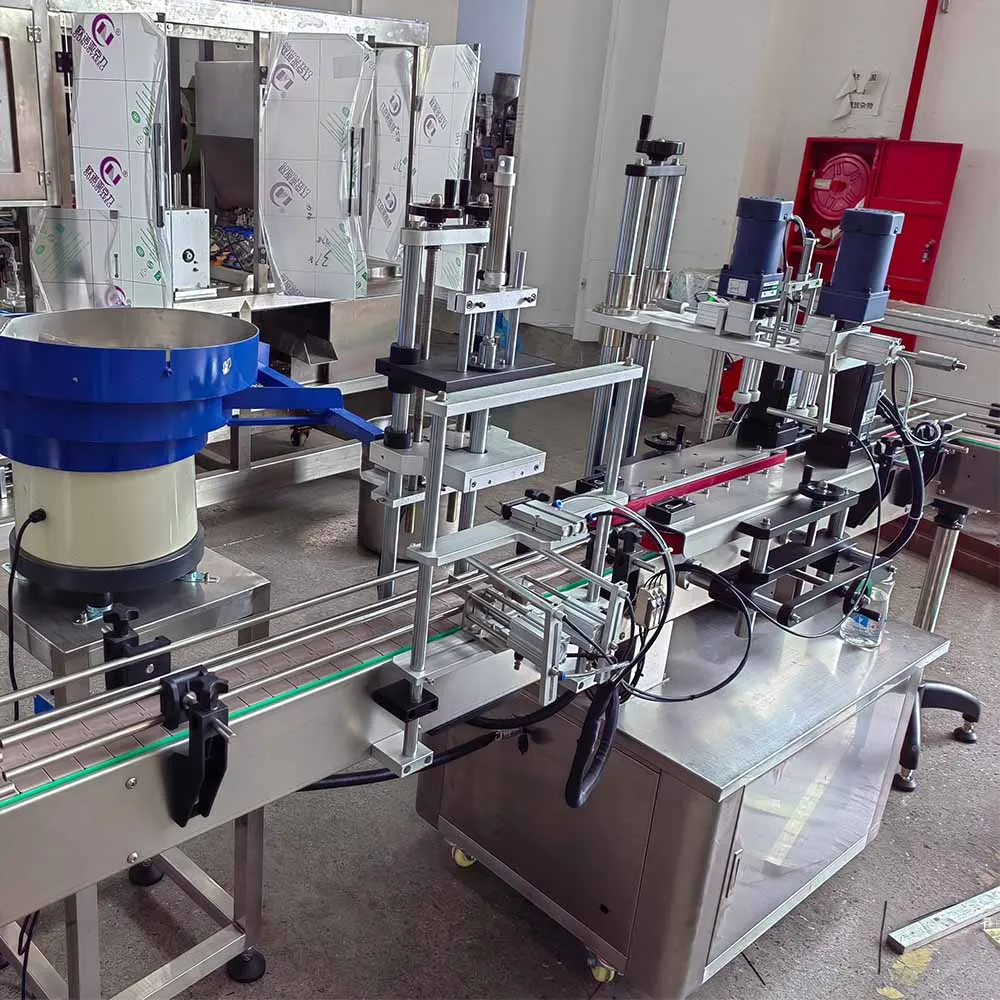 Fully Automatic 6 Heads Piston Pump Bleach Soap Shampoo Linear Liquid Filling Machine With Dust Cover