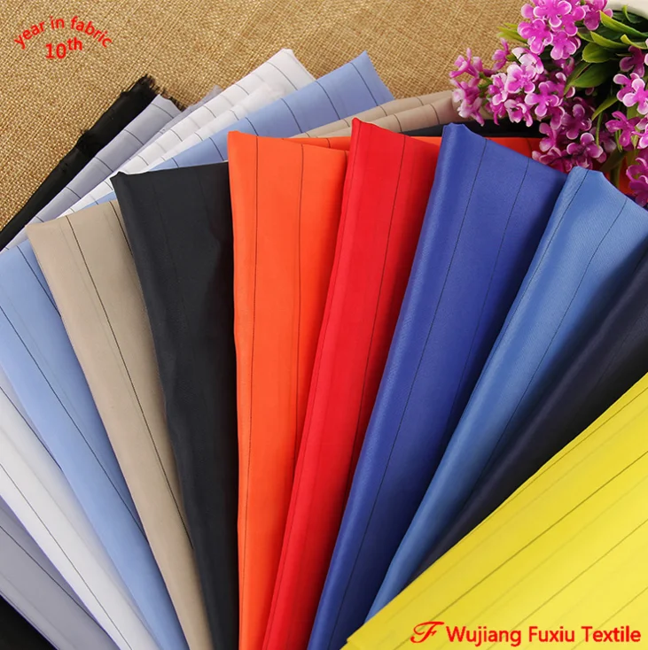10mm check stripe conductive yarn anti-static conductive ESD fabric work clothes