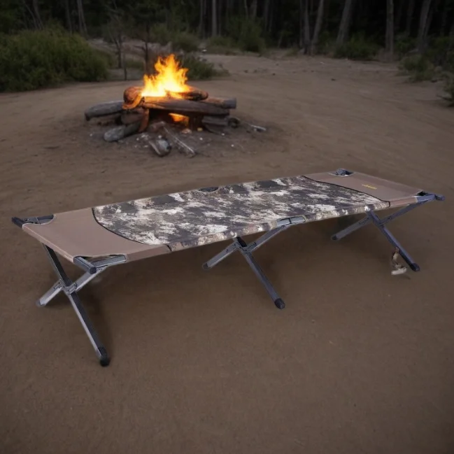 Marching bed camping folding bed outdoor portable simple