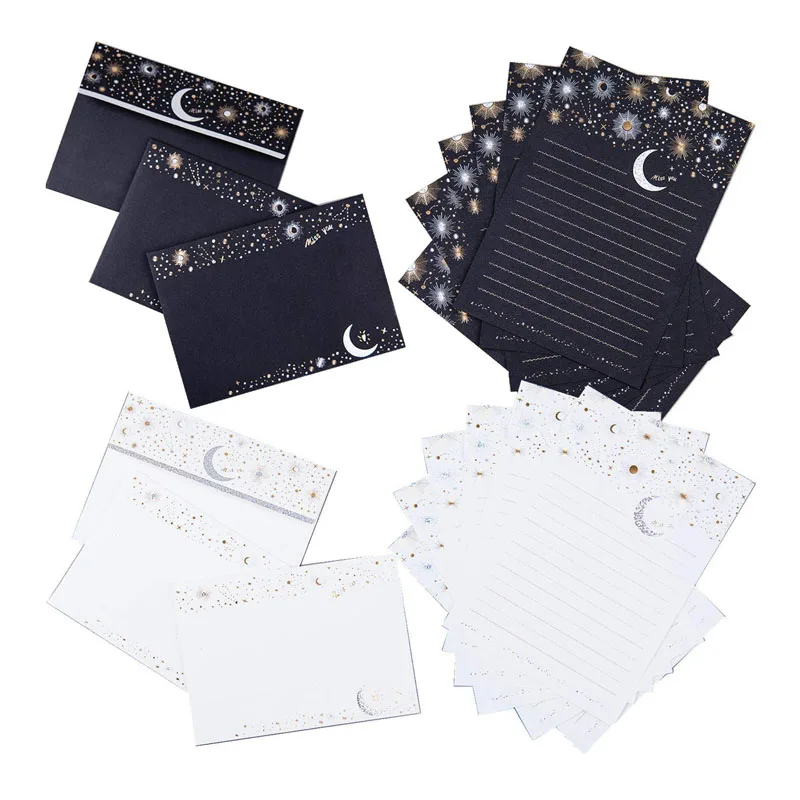 Custom Lovely Writing Stationery Paper Letter Sheets with Envelopes Set for Gift