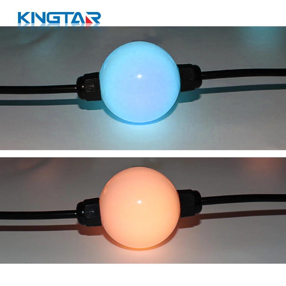 50 мм WS2811 цифровой светодиодный пиксельный светильник Шариковая гирлянда рождественские точечные огни светодиодные пиксельные лампы