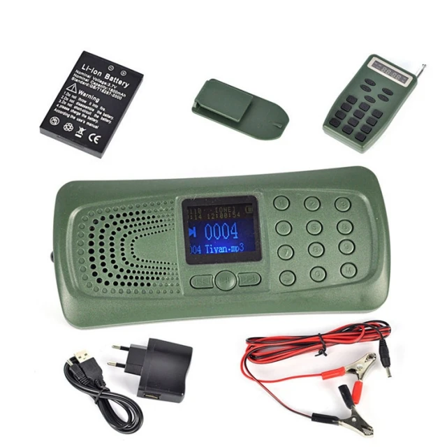 2024 Hot Selling Hunting Duck Bird Caller CP387 Outdoor Device Mp3 Player with Timer with 182 Birds Sounds