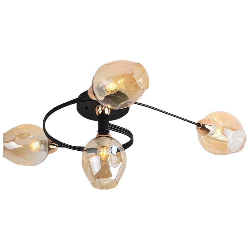 
2020 September China products color glass ball sphere pendant light fancy e27 ceiling light 