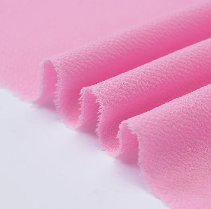 New Fashion dress fabric stretch chiffon bubble crepe fabric