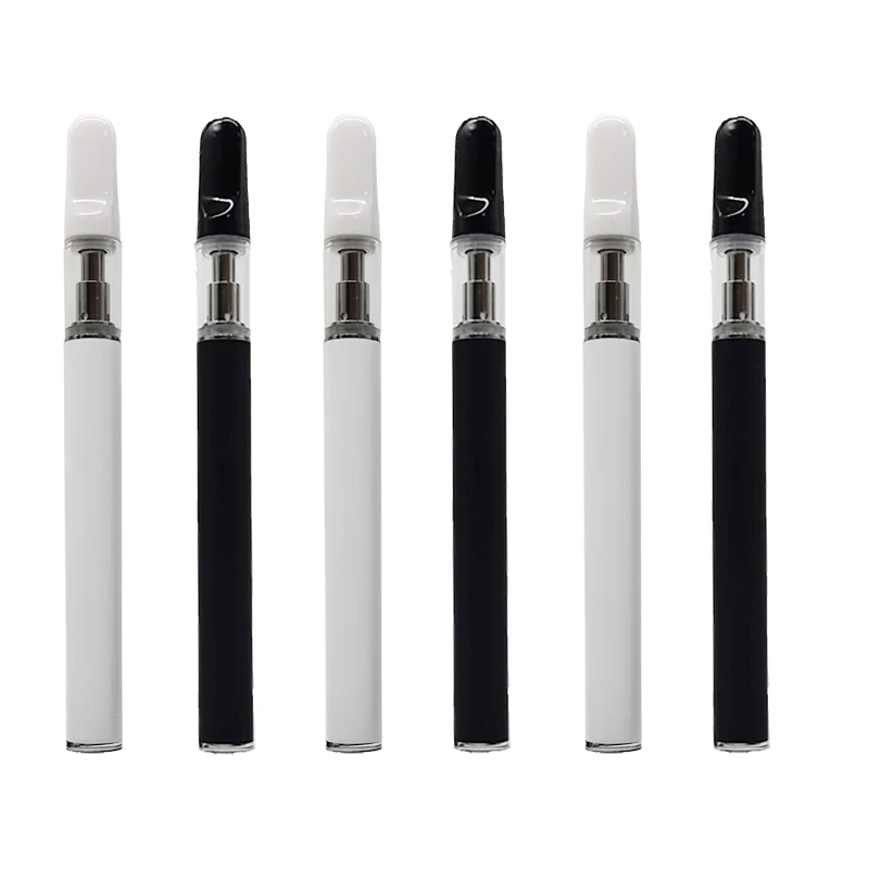 
MOQ 50PCS Fast Shipping 510 Vape Starter Kits PVC Tube Packing 0.5ml Empty Vape Pen 