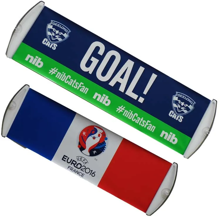 Factory Custom Printing Retractable Hand Held Roller Promotional Flags & Banner For Promotion School Event Holiday