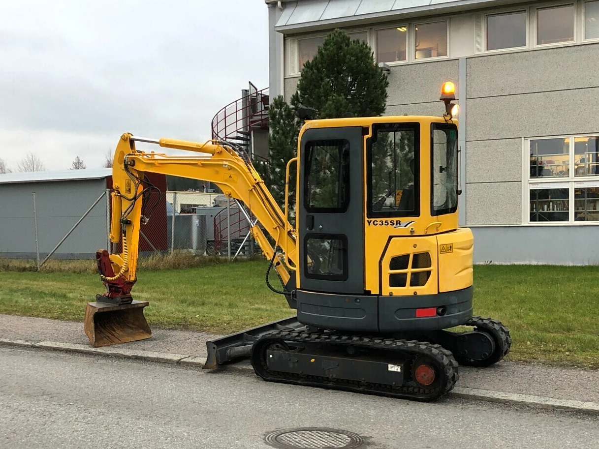 YUCHAI 3.5ton Китай экскаватор гусеничный машина Yc35sr