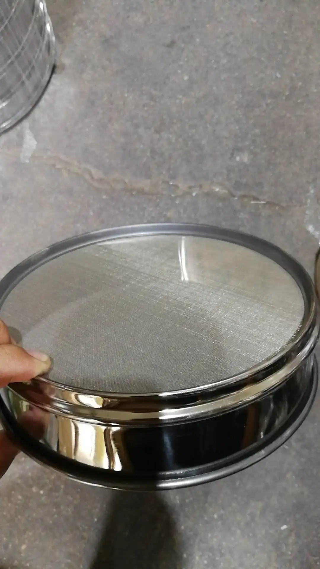 Customized 10 20 50 100 Micron Stainless Steel Wire Mesh Flour Sieve,Perforated Metal Sifters Lab Test Sieve