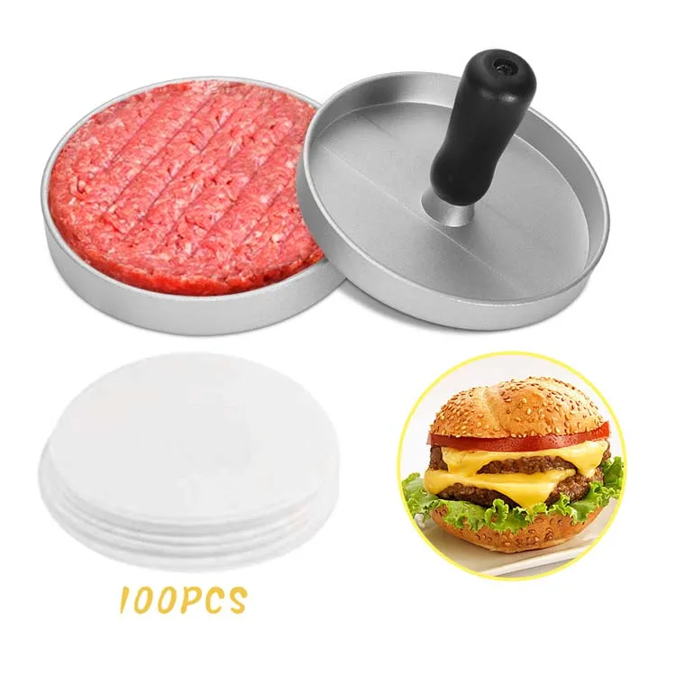 Custom Logo Beef Burger Press Hamburger Patty Maker BBQ Press Burger