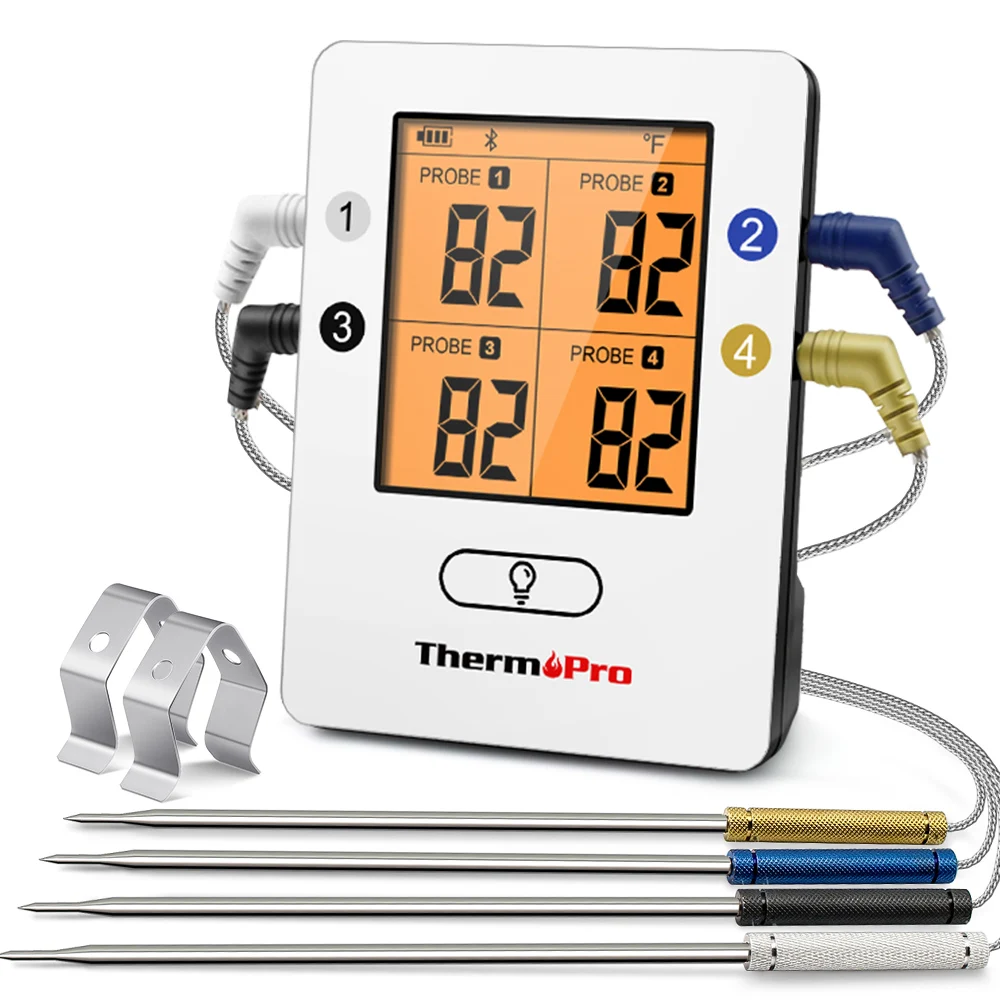 Беспроводной умный цифровой термометр ThermoPro TP25 для приготовления мяса барбекю