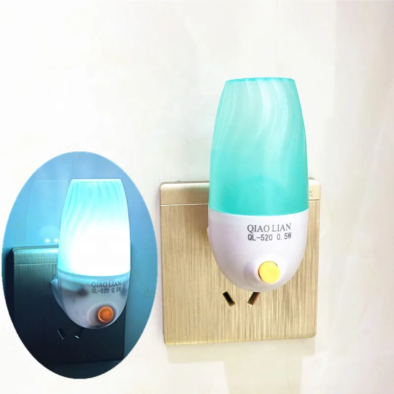 LED small night lamp with switch US EU plug  led nightlight