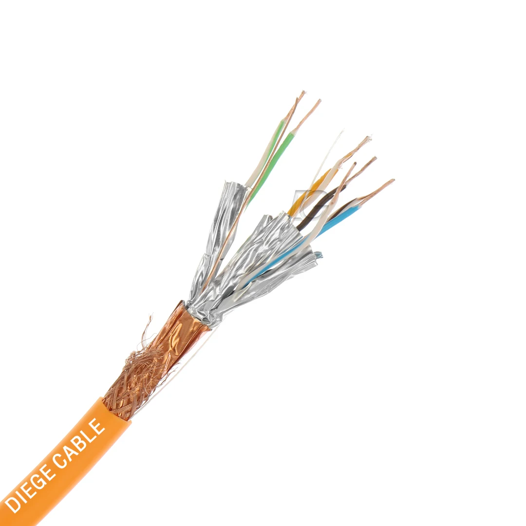 Кабель для камеры из чистой меди cat 7, патч-кабели SFTP FTP CAT5E CAT6 CAT6A CAT8 cat 7, кабель в рулоне