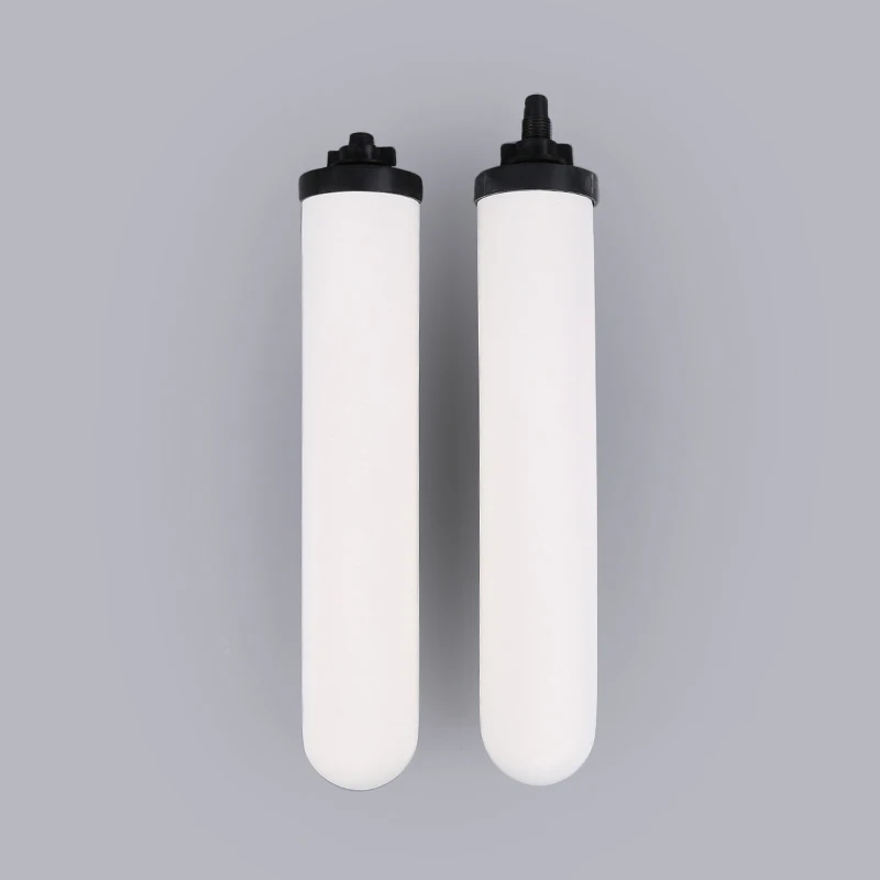 White color candle ceramic filter cartridge 10 inch filter cartridge