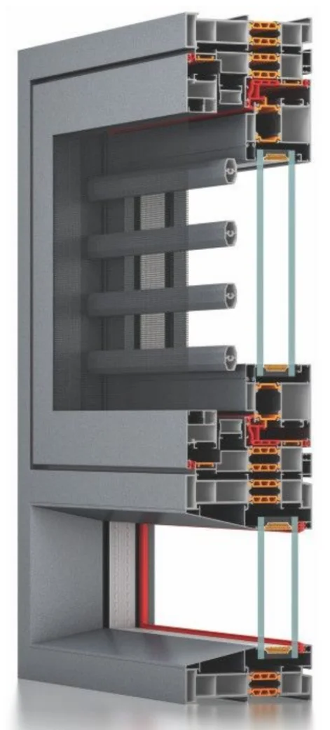 Настраиваемый дизайн створчатое алюминиевое окно устойчивый к тайфунам звукоизоляция теплоизоляционное