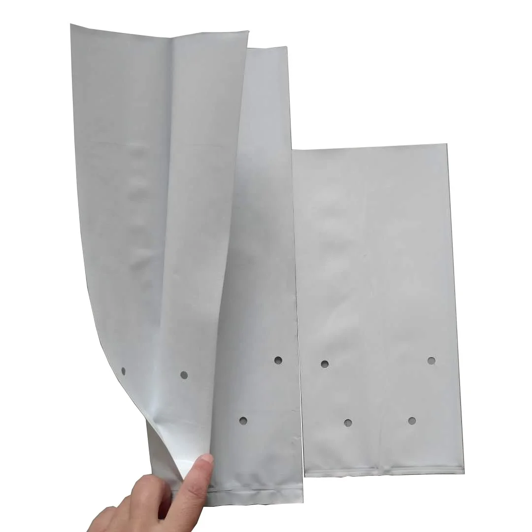 Hydroponics white and black 1gallon LDPE plastic tomato seedling bags