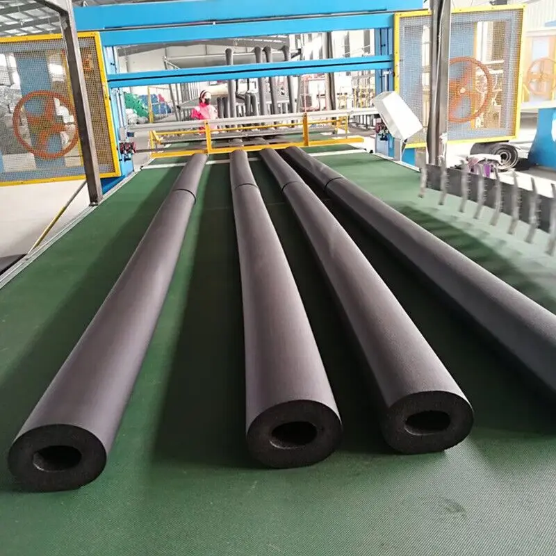Shenglinsi Self Adhesive 9mm Thickness Rubber Foam Insulation Pipe Duct Insulation Pipe