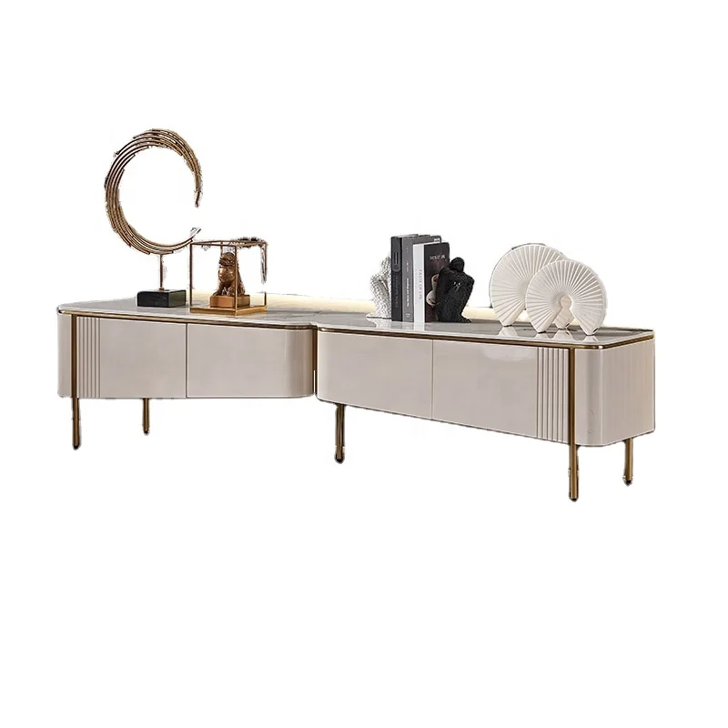 Factory wholesale   hot sale sintered stone top Tv stands cabinet with drawer  for  living room