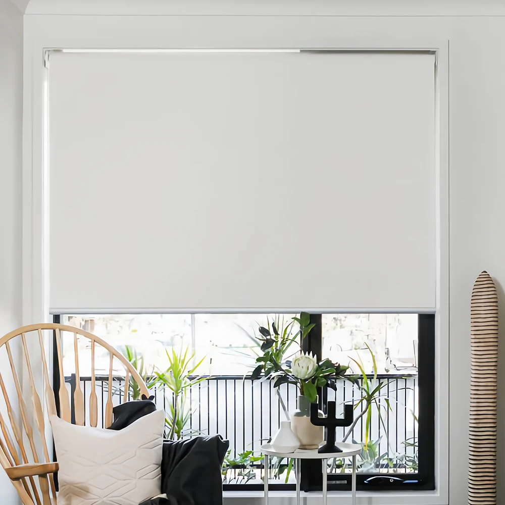 popular Ready to ship popular fantastic modern luxury semi blackout roller shade remote control roller shades