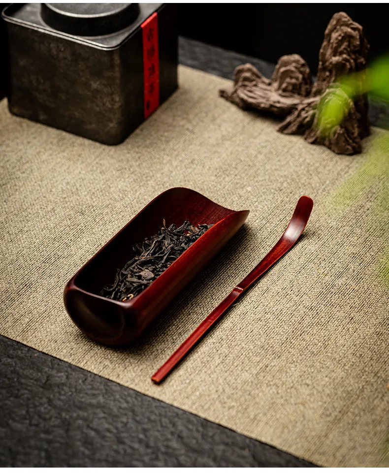 Classic Eco-friendly Bamboo Matcha Spoon Chashaku Wooden Powder Scoop for Matcha Bamboo Matcha Whisk Set